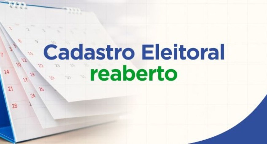 Reabertura do cadastro eleitoral