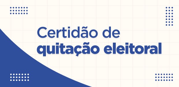 Certidão de quitação eleitoral