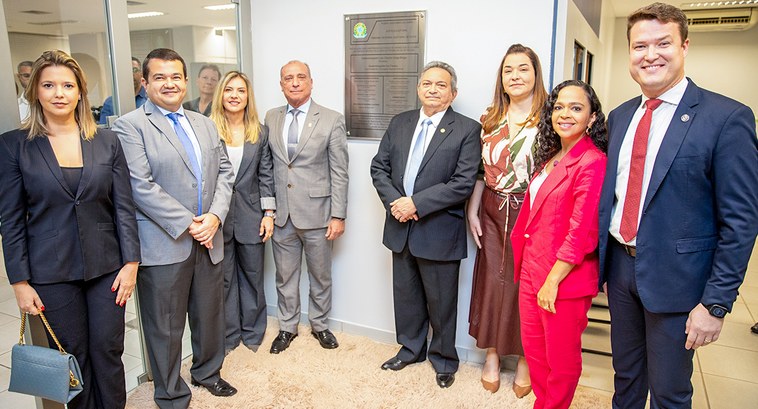 Inauguração dos cartórios de Aparecida de Goiânia