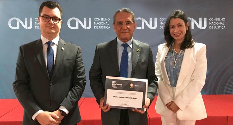 TRE-GO alcança o 1º lugar na categoria prata do Prêmio CNJ de Qualidade 2022