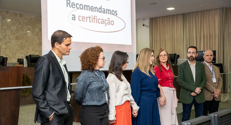 TRE-GO é a primeira instituição dos Três Poderes a receber recomendação da certificação ISO 3730...