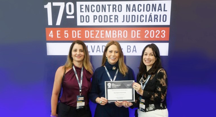 TRE-GO é agraciado com o Prêmio CNJ de Qualidade na categoria Prata