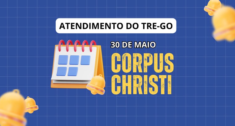 Feriado de Corpus Christi nesta quinta-feira (30)